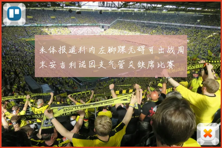 米体报道科内左脚踝无碍可出战周末安吉利诺因支气管炎缺席比赛